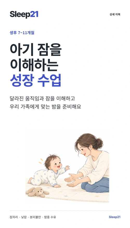 아기 잠을 이해하는 성장 수업 표지